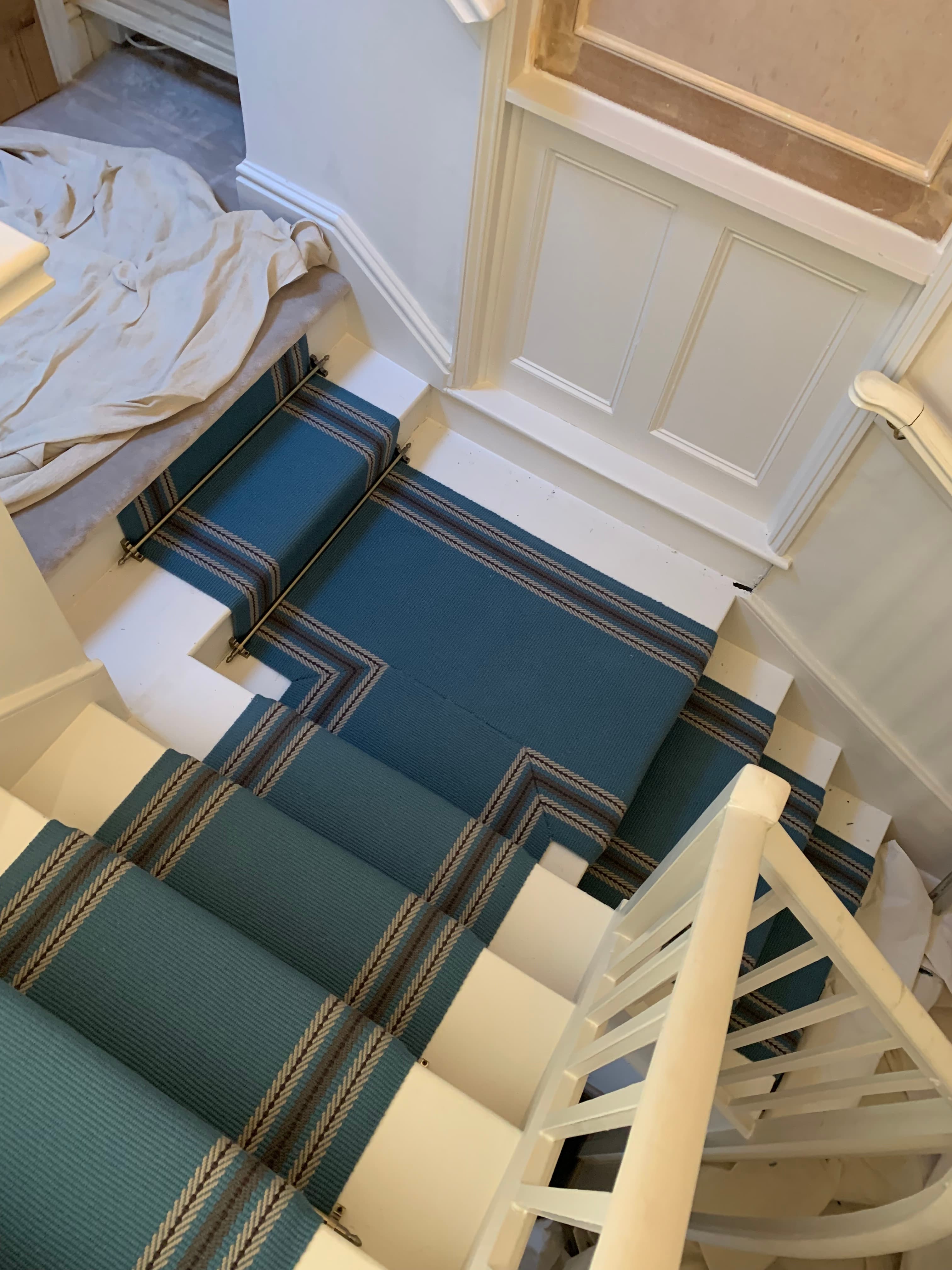 Custom staircase runner