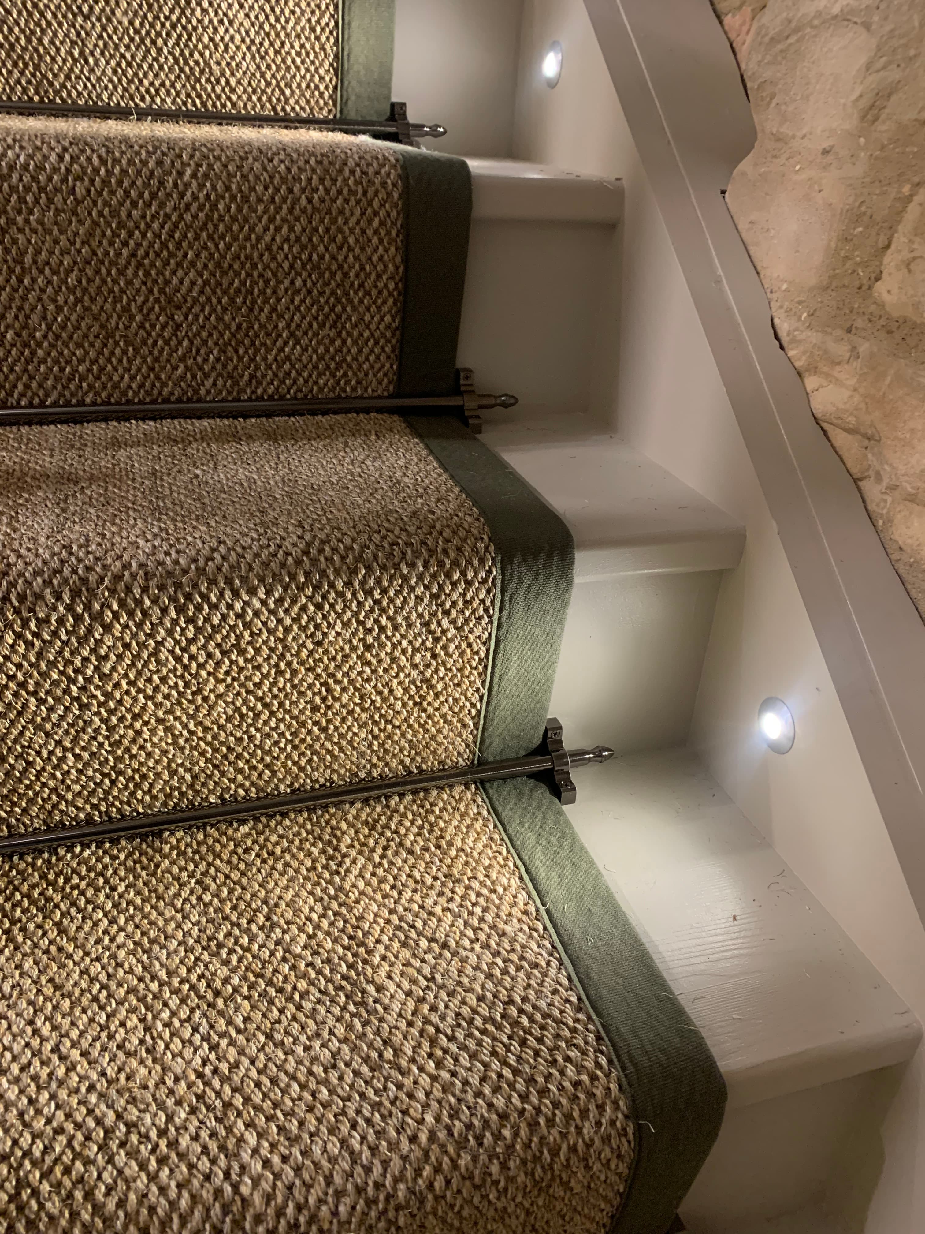 Wool flooring installation